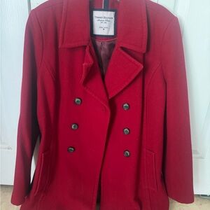 Tommy Hilfiger Women's Bold Red Peacoat